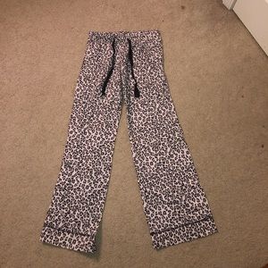 Old Navy Pink Cheetah Print Pajama Pants